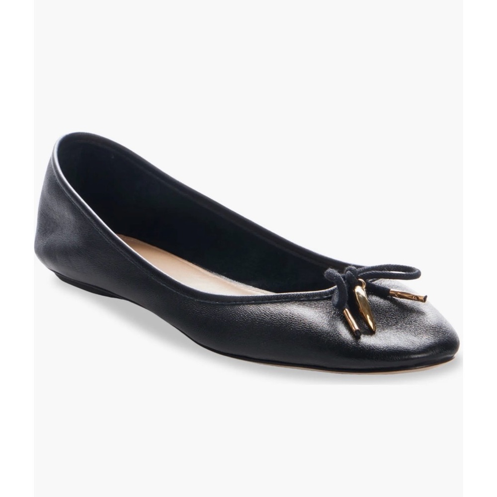 NEW Chloe Iris Ballerina Flats with Gold Banana Accent Size 39 US 9